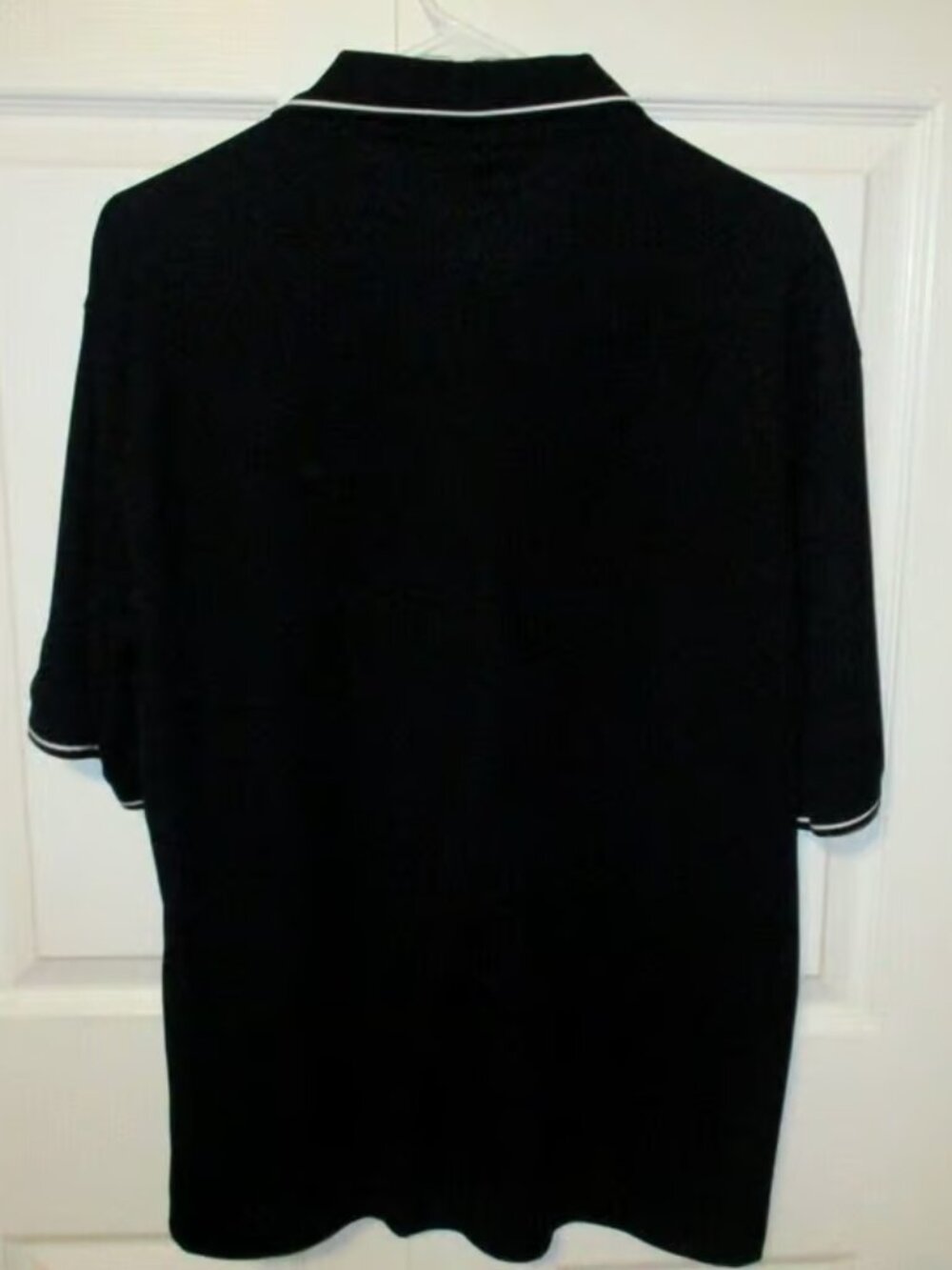 Men’s Black Golf Polo Shirt Size Medium